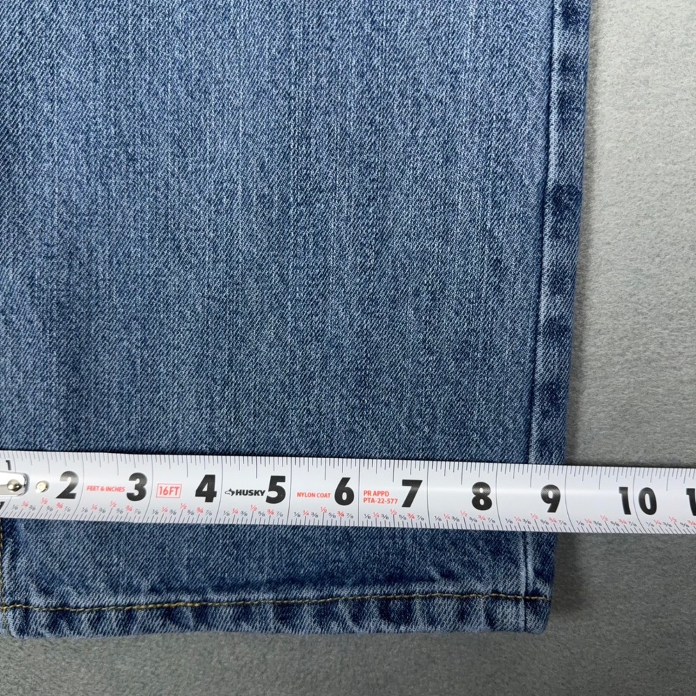 Lee Regular Fit Straight Leg Jeans Men's Blue Denim Medium Wash Cotton 38x28 - Picture 9 of 10